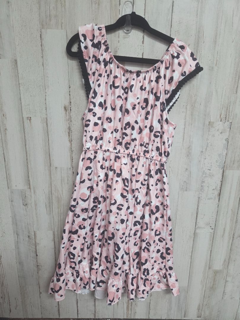 PINK BOUTIQUE CHEETAH DRESS, GIRLS 7
