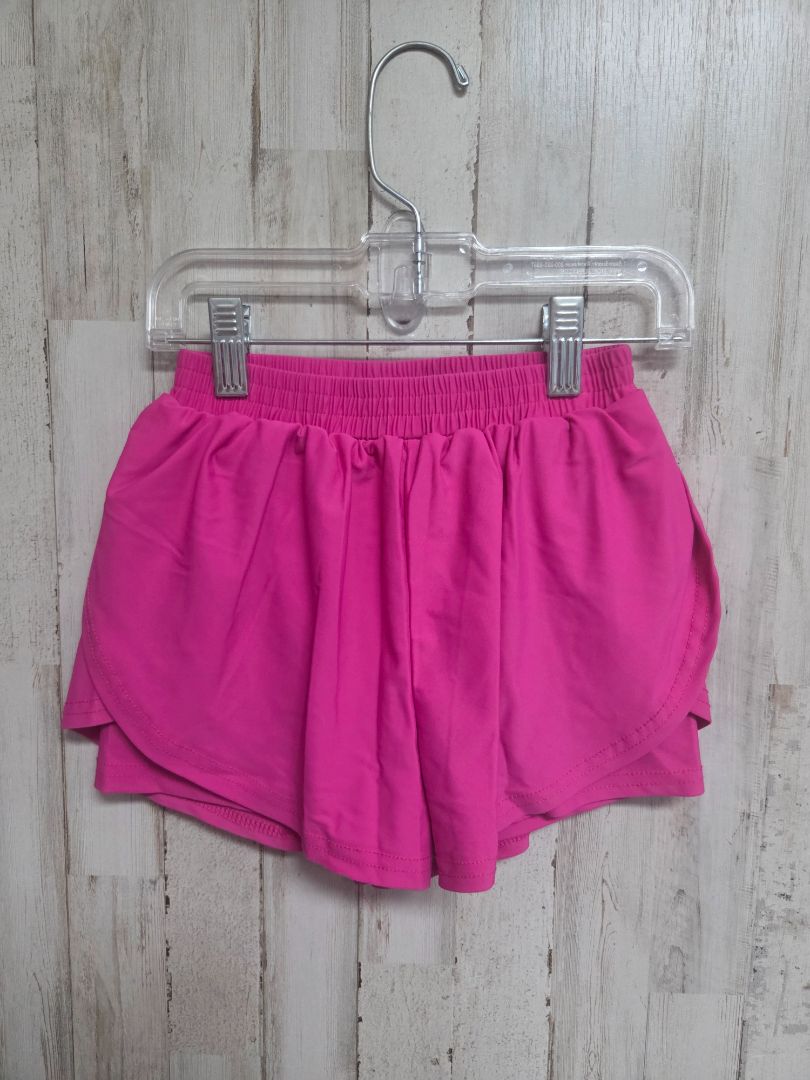 PINK SHEIN ATHLETIC SHORTS, GIRLS 9