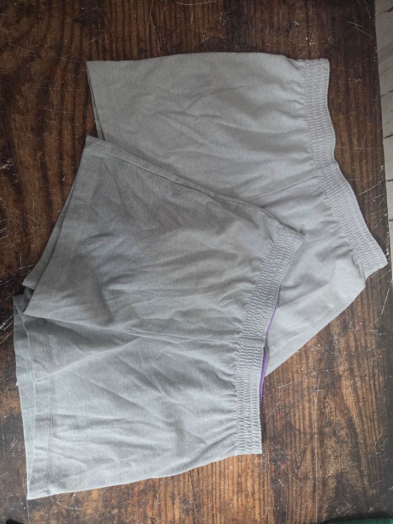 GREY WONDER NATION 2PK COTTON SHORTS, GIRLS 10/12