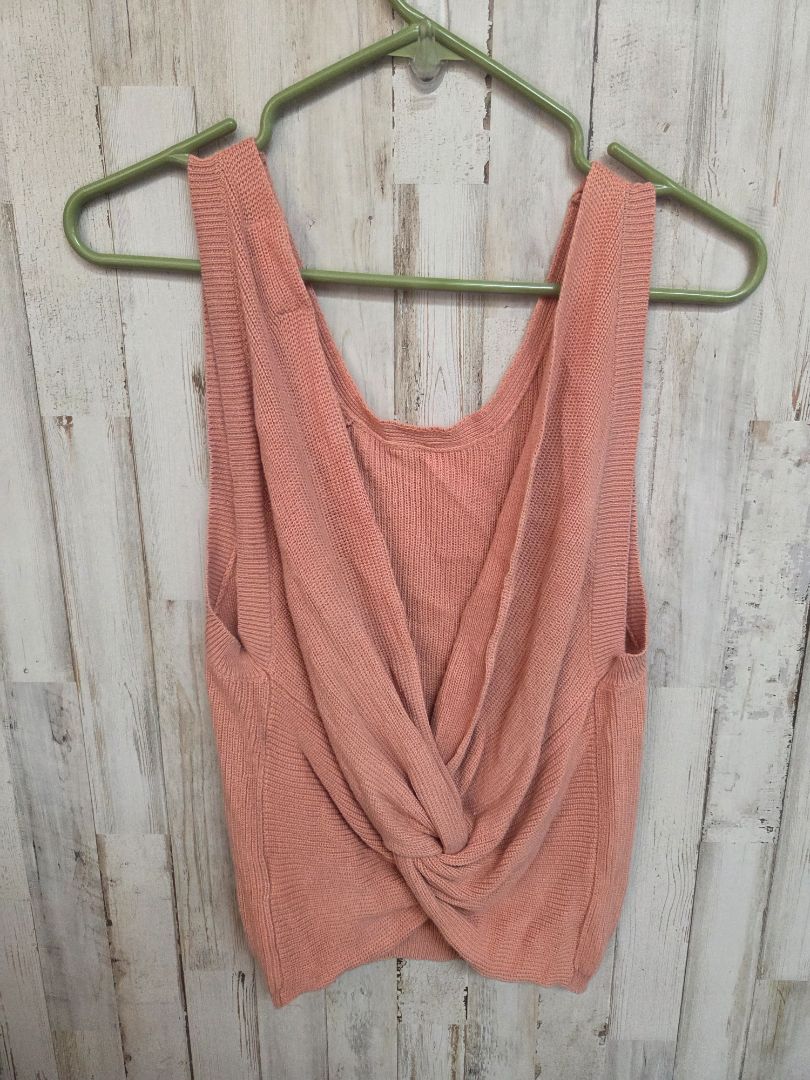 MUAVE BY TOGETHER CRIS CROS BACK KNIT TANK, LADIES S