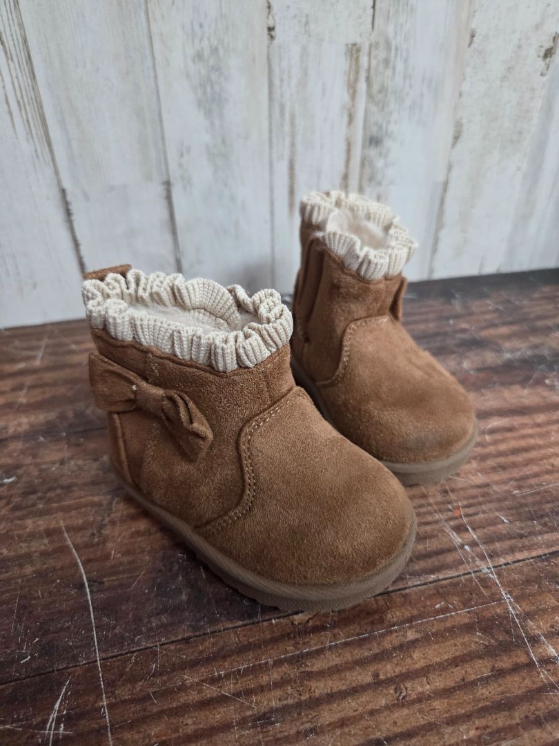BROWN WONDER NATION BOW BOOTS, SHOES 2