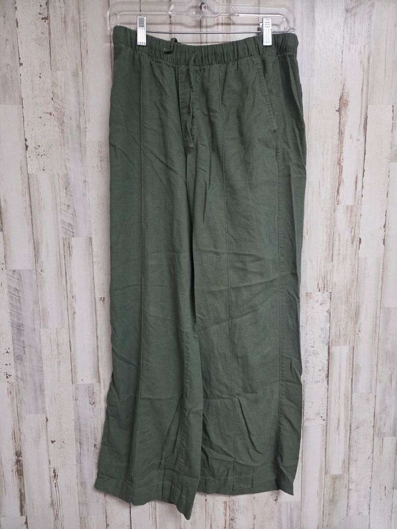 OLIVE GAP LINEN PANTS, LADIES XS