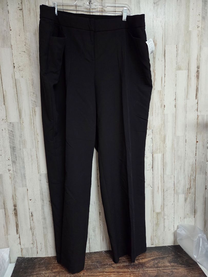 BLACK WORTHINGTON SZ20 DRESS PANT, LADIES 2X