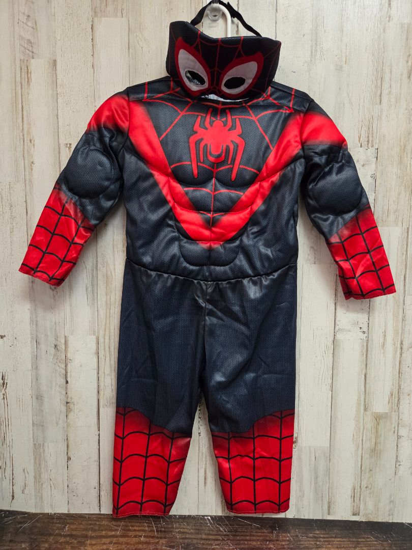 BLACK MARVEL MILES MORALES COSTUME, BOY 2T