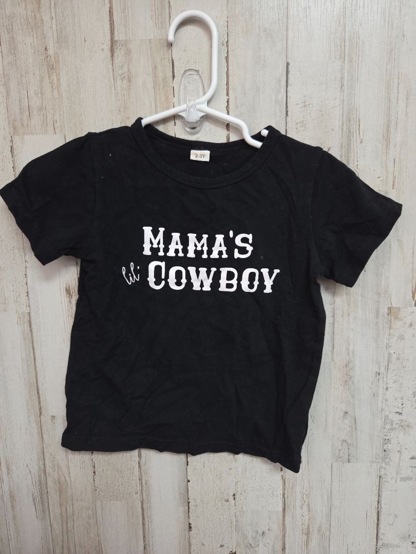 BLACK MAMAS LIL COWBOY TEE, BOY 2/3