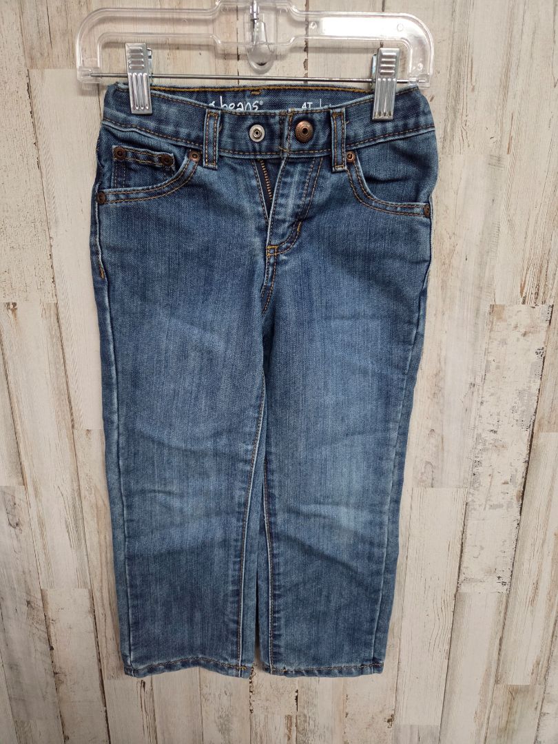 DENIM JUMPING BEAN STRAIGHT JEANS, BOY 4T