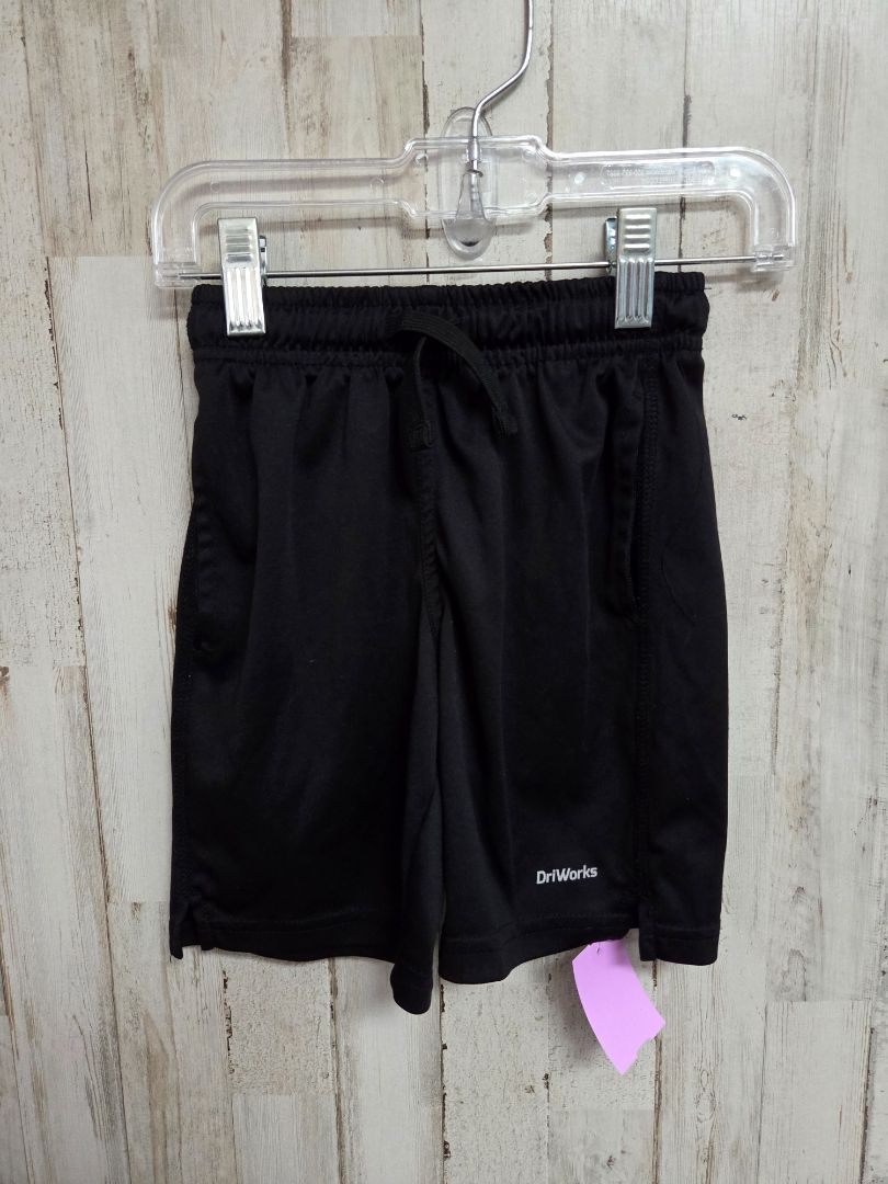 BLACK ATHLETIC WORKS DRI FIT SHORTS, BOYS 4/5