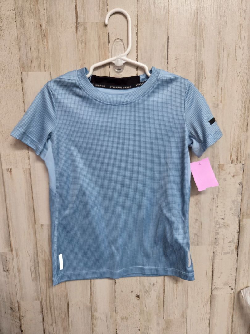 STEEL BLUE ATHLETIC WORKS CHECK TOP, BOYS 4/5