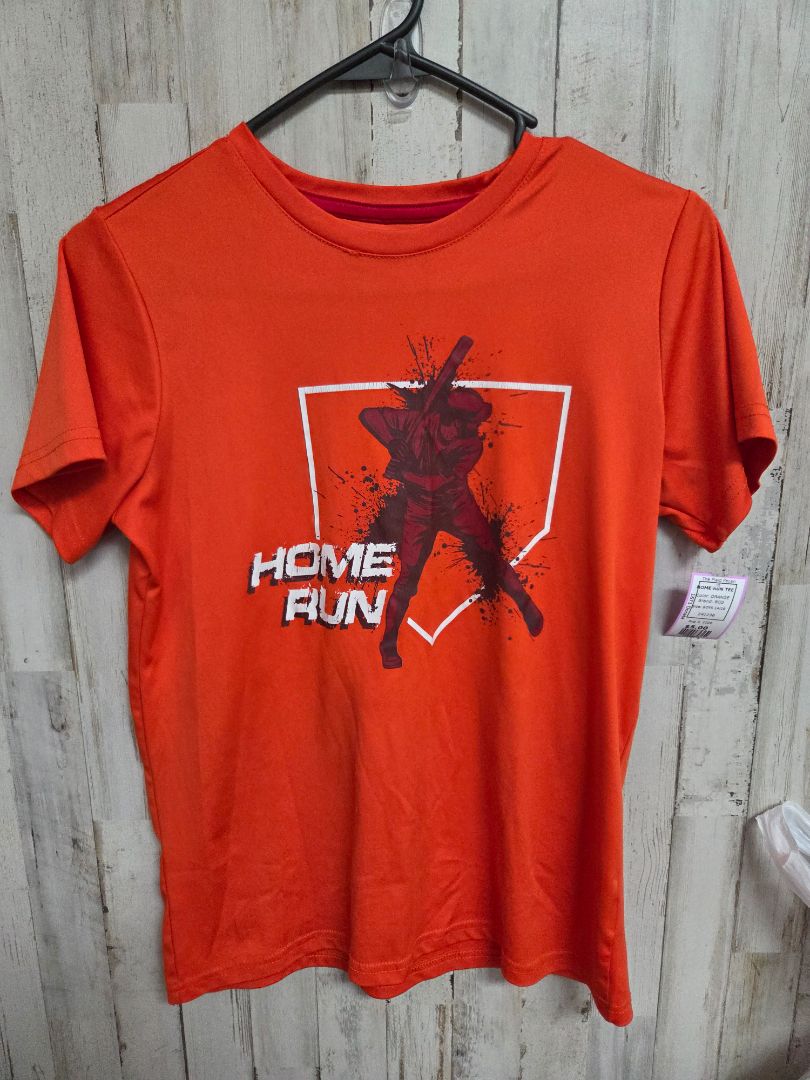 ORANGE BCG HOME RUN TEE, BOYS 14/16