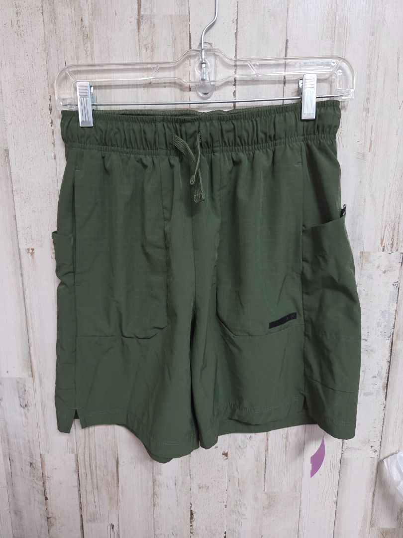 OLIVE ATHLETIC WORKS CARGO DRI FIT SHORTS, BOYS 10/12