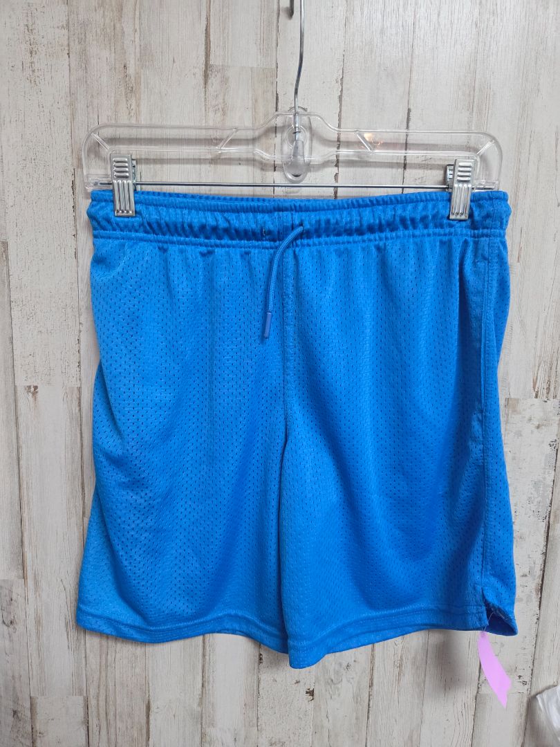 BLUE ATHELTIC WORKS MESH SHORTS, BOYS 10/12