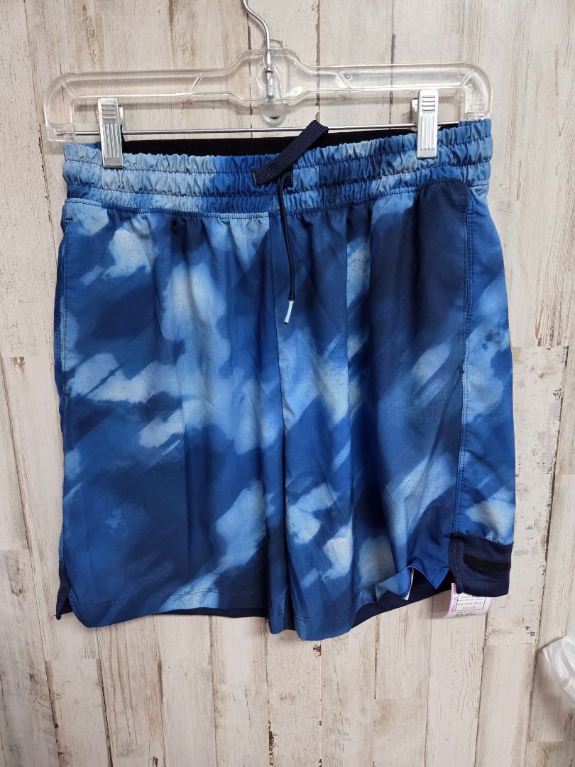 BLUE ATHLETIC WORKS PRINTED SHORTS, BOYS 10/12