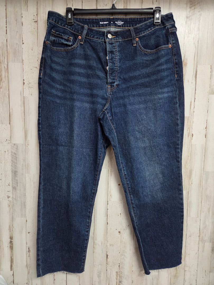 DENIM OLD NAVY SZ16 OG STRAIGHT JEANS, LADIES XL