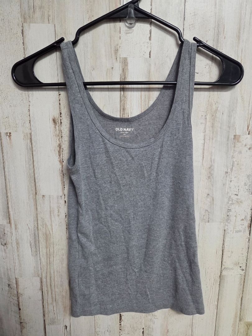 GREY OLD NAVY RIBBED TANK, LADIES XS