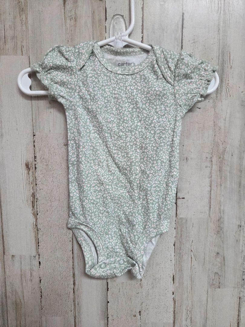 GREY CARTERS FLOWER ONESIE, GIRL 0-3M
