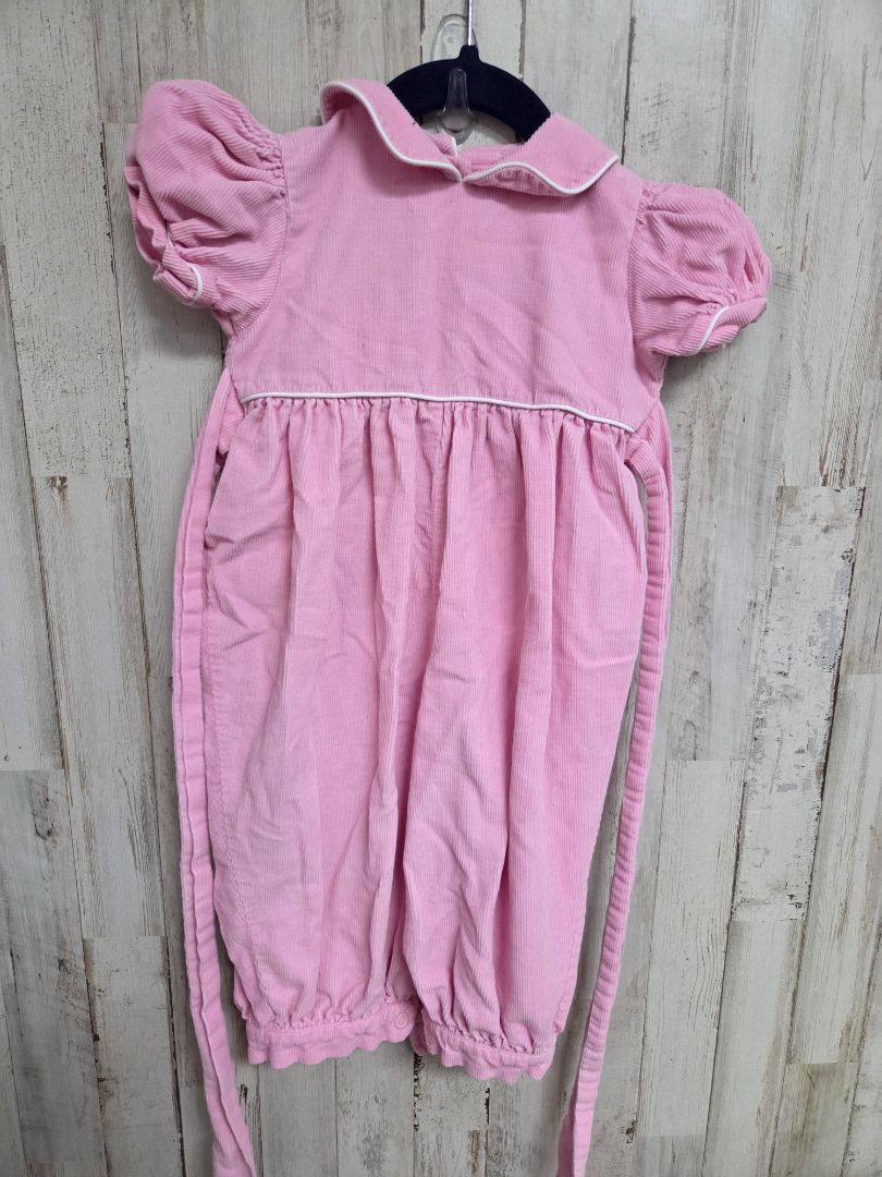 PINK LITTLE ENGLISH RIBBED JUMPER, GIRL 12M