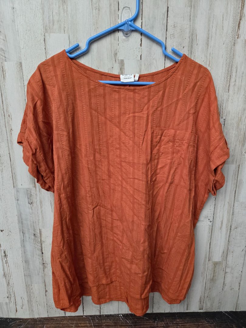 ORANGE SUZANNE BETRO POCKET BLOUSE, LADIES XL