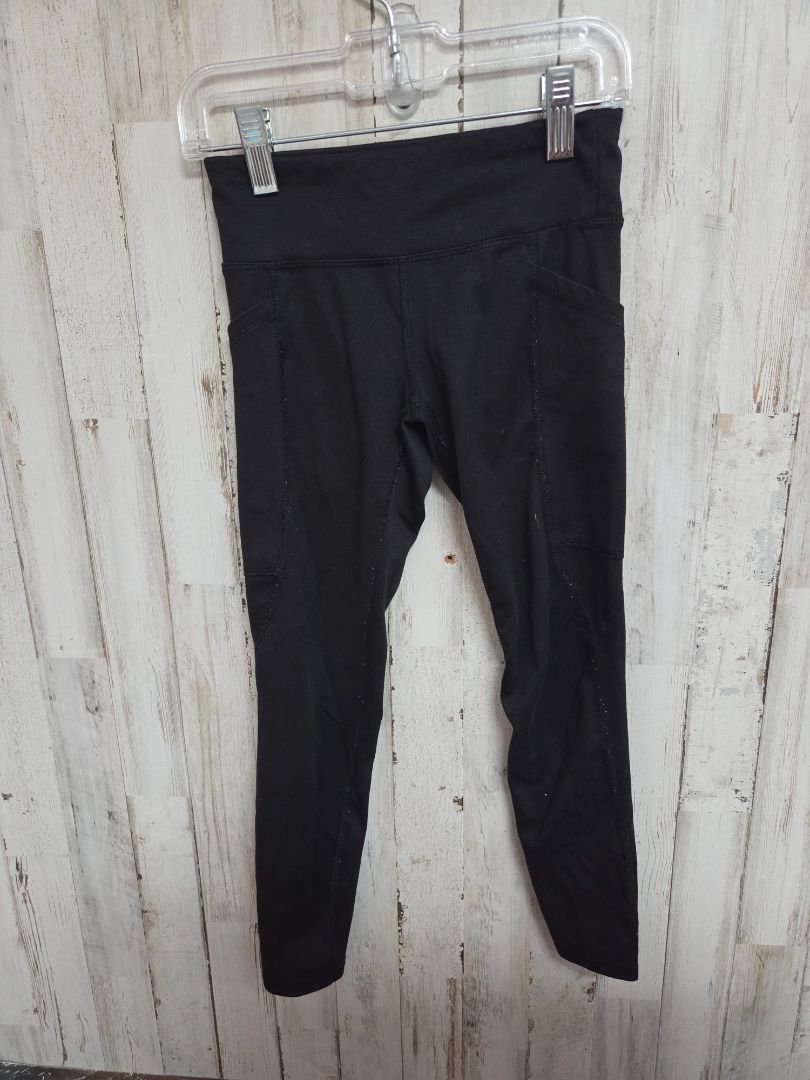 BLACK ATHLETIC WORKS POCKET LEGGINGS, GIRL 6