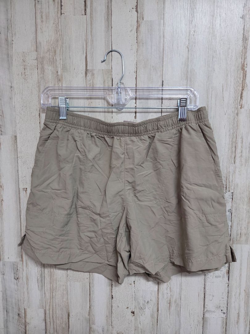 KHAKI COLUMBIA POCKET SHORTS, LADIES M