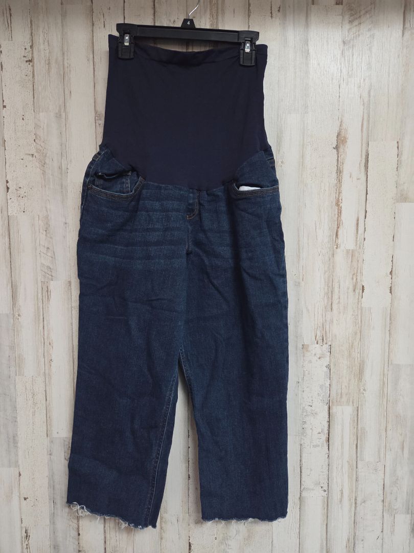 DENIM INDIGO BLUE MATERNITY JEANS, LADIES L