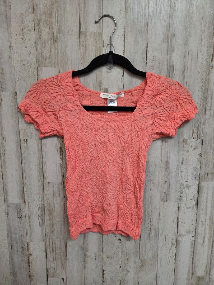coral ALTARD STATE flower textured top, ladies s/m