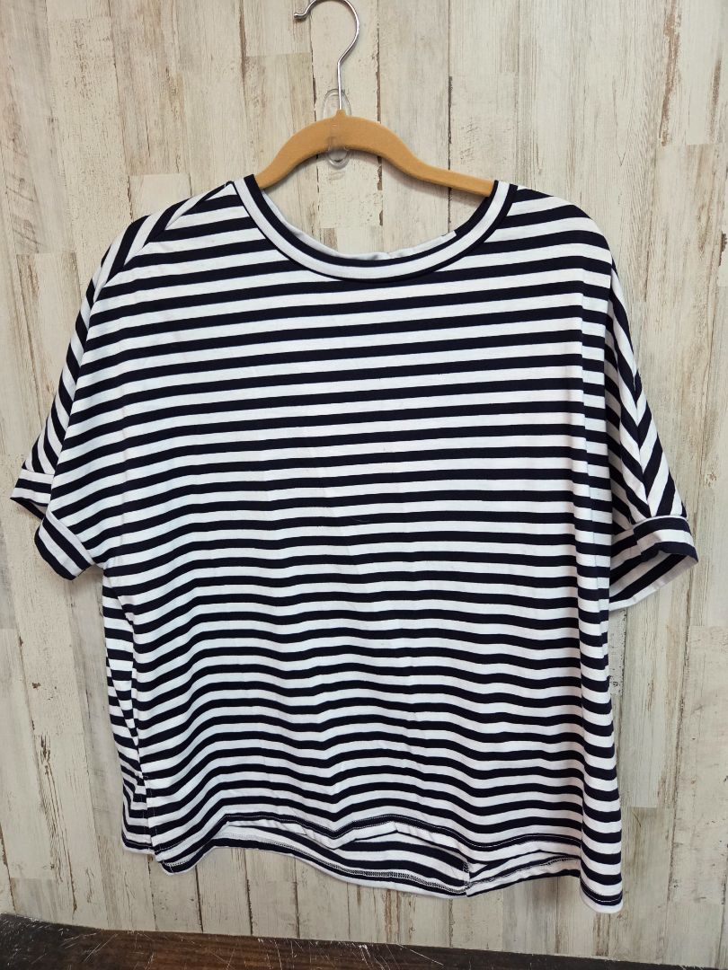 black/white shein striped oversize top, LADIES M