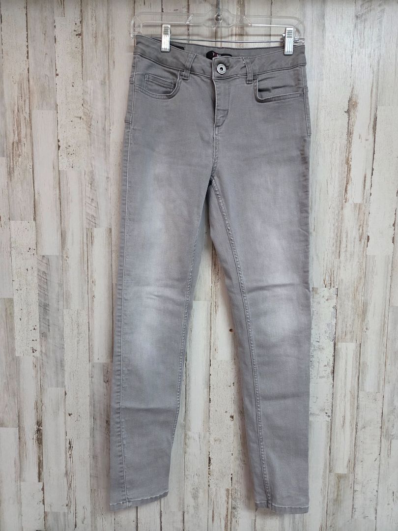 GREY YEST SZ6 JOY PUSH UP JEANS, LADIES M