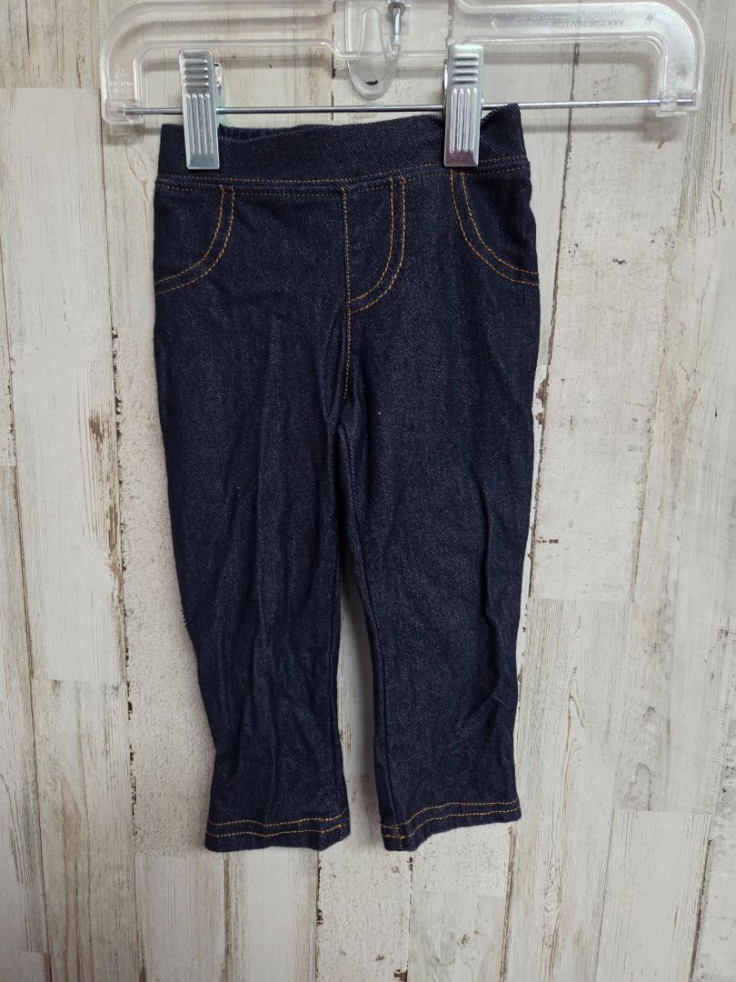 BLUE CHILDRENS PLACE JEGGINGS, GIRL 12-18M