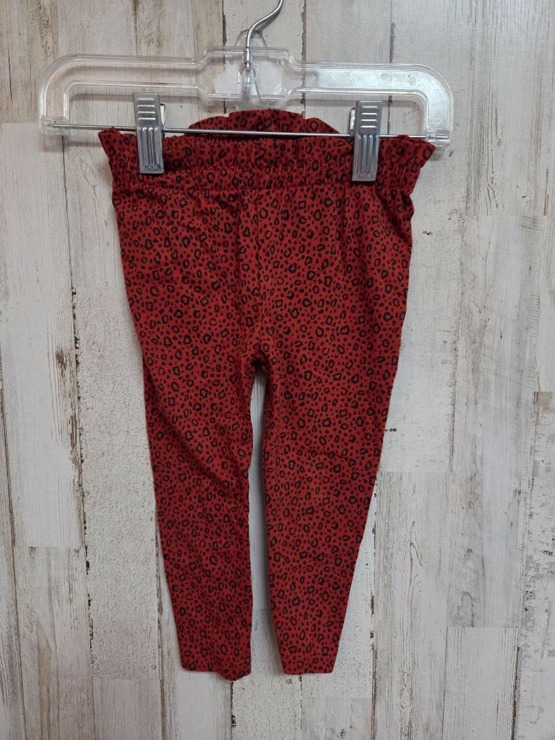 BROWN CAT & JACK LEOPARD PANTS, GIRL 12M