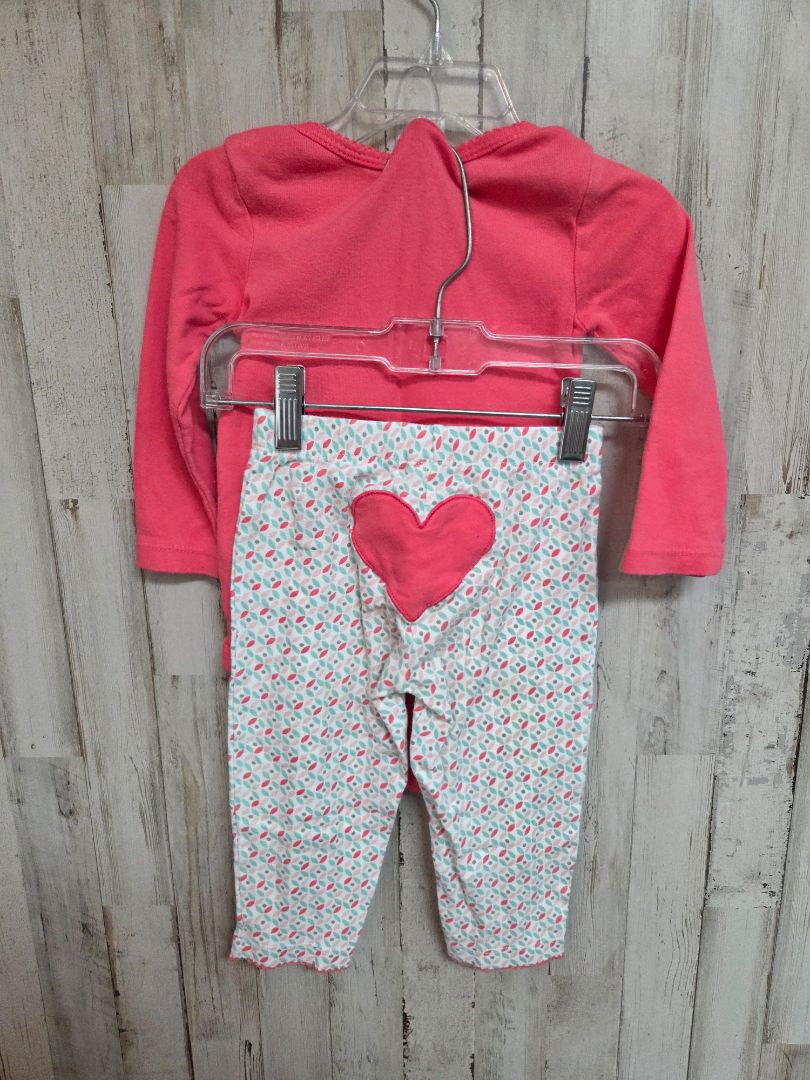 pink carters necklace outfit, girl 18m