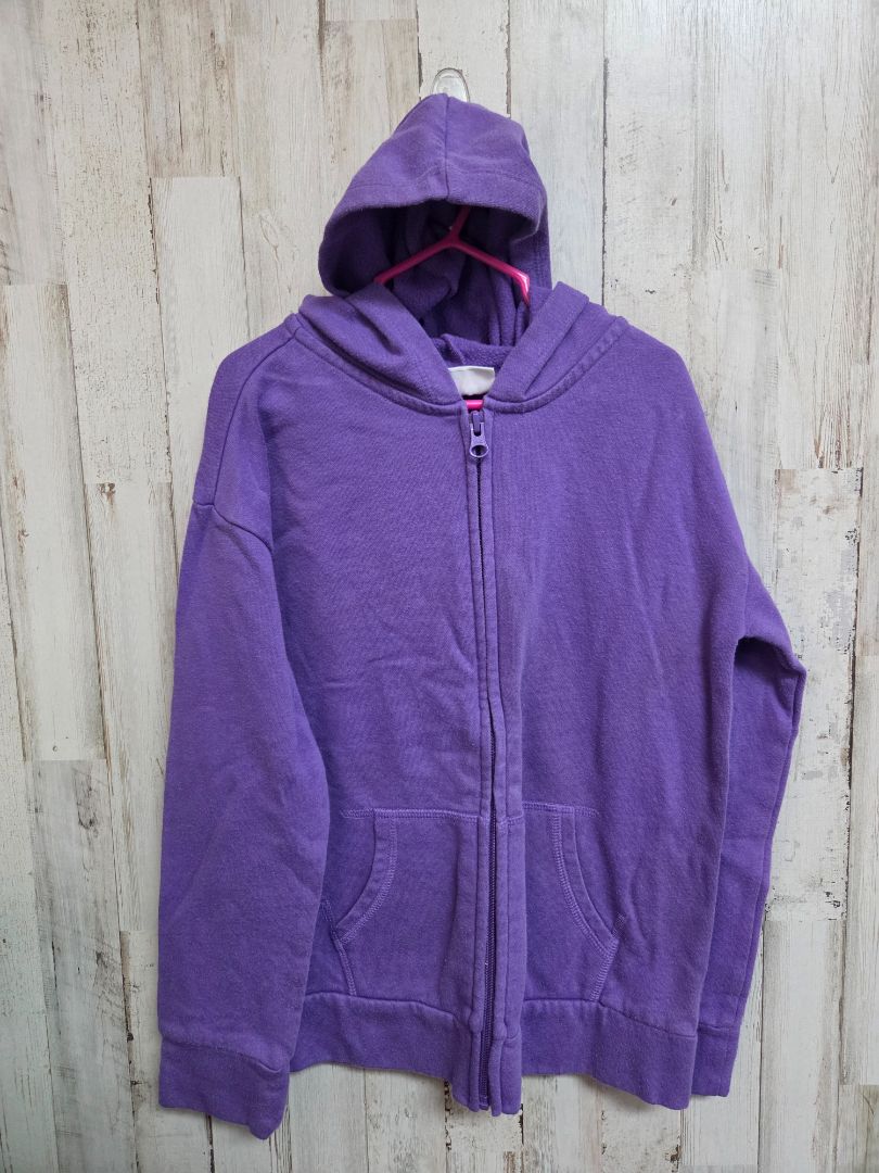 purple CHILDRENS PLACE hoodie, girl 7/8