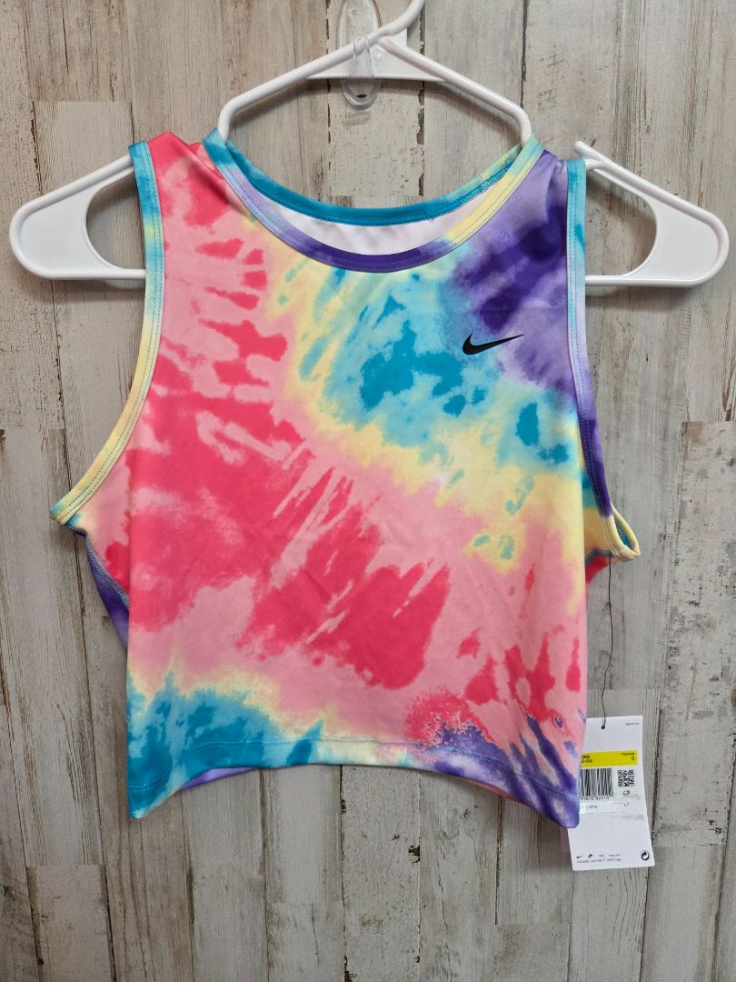 PINK NIKE NEW DYED CROP TOP, LADIES S