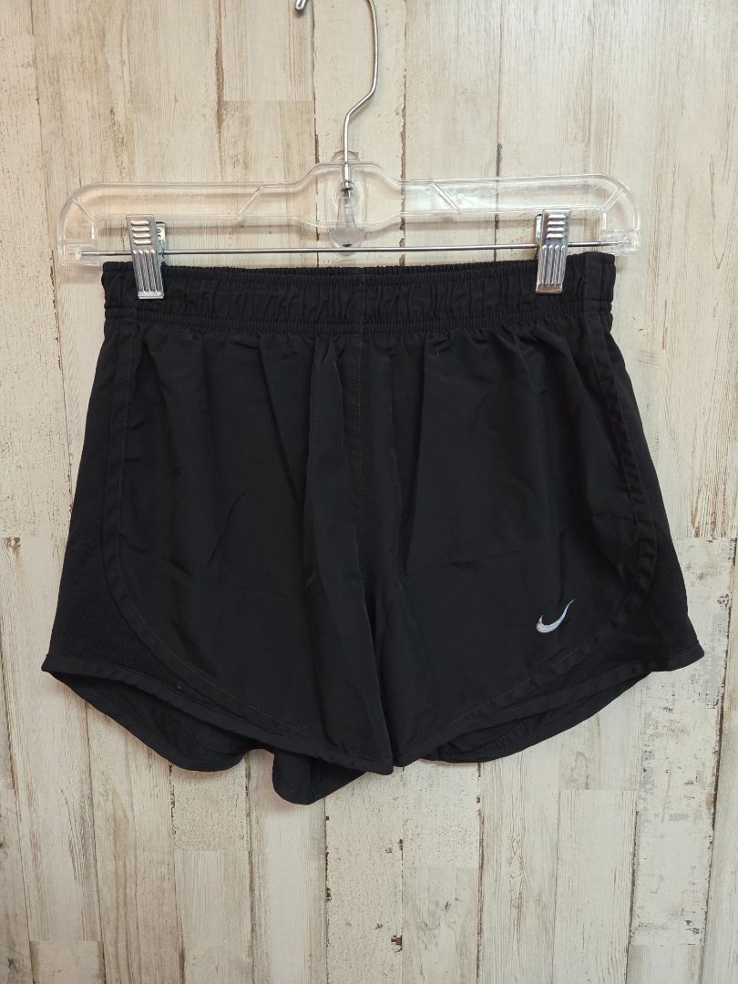 BLACK NIKE LOGO SHORTS, LADIES S