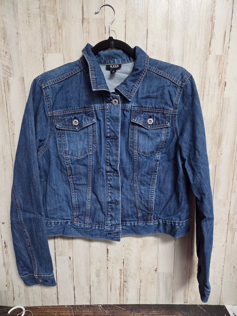 DENIM ANA BUTTON JACKET, LADIES XL