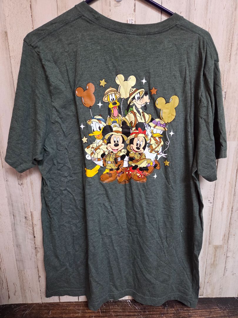 OLIVE BELLA CANVAS WILD ABOUT DISNEY TEE, LADIES XL