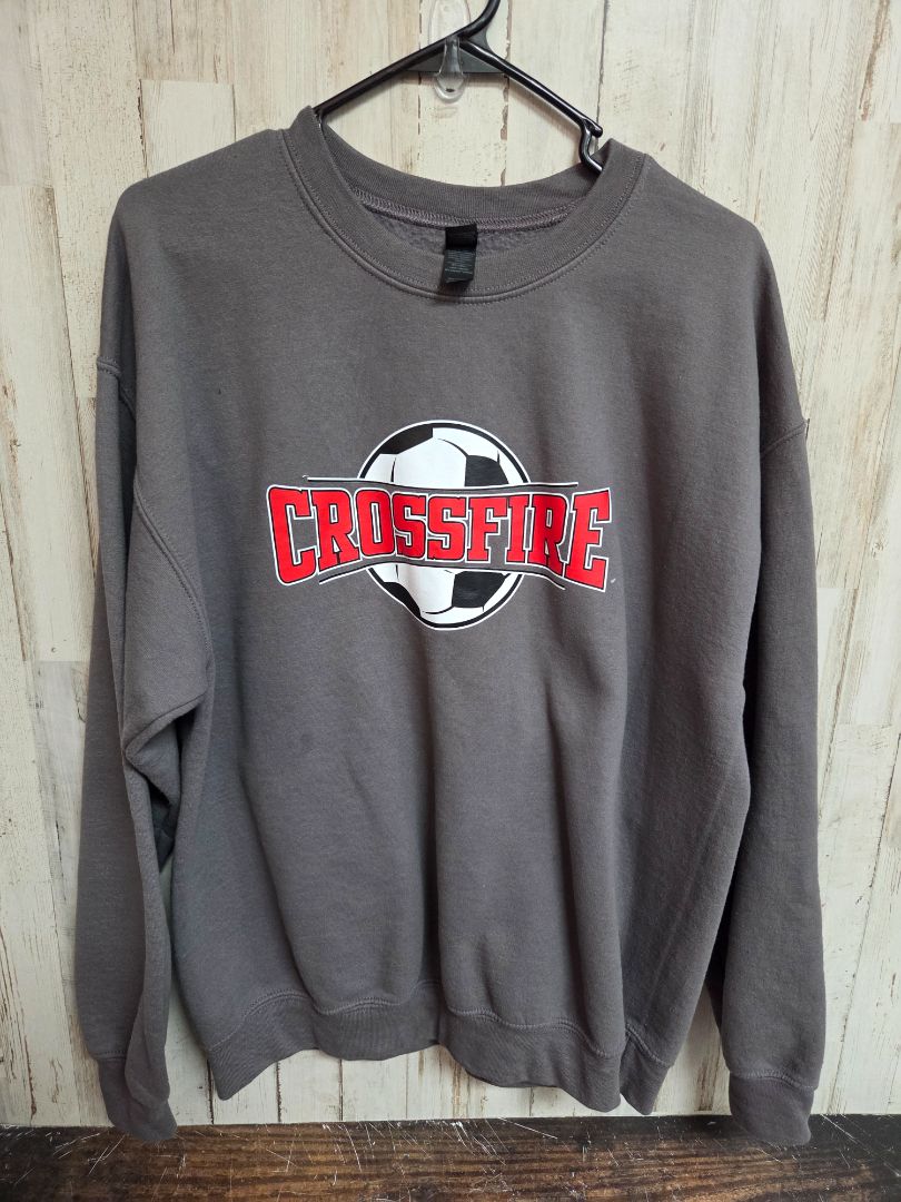 GREY GILDAN CROSSFIRE SWEATSHIRT, LADIES L