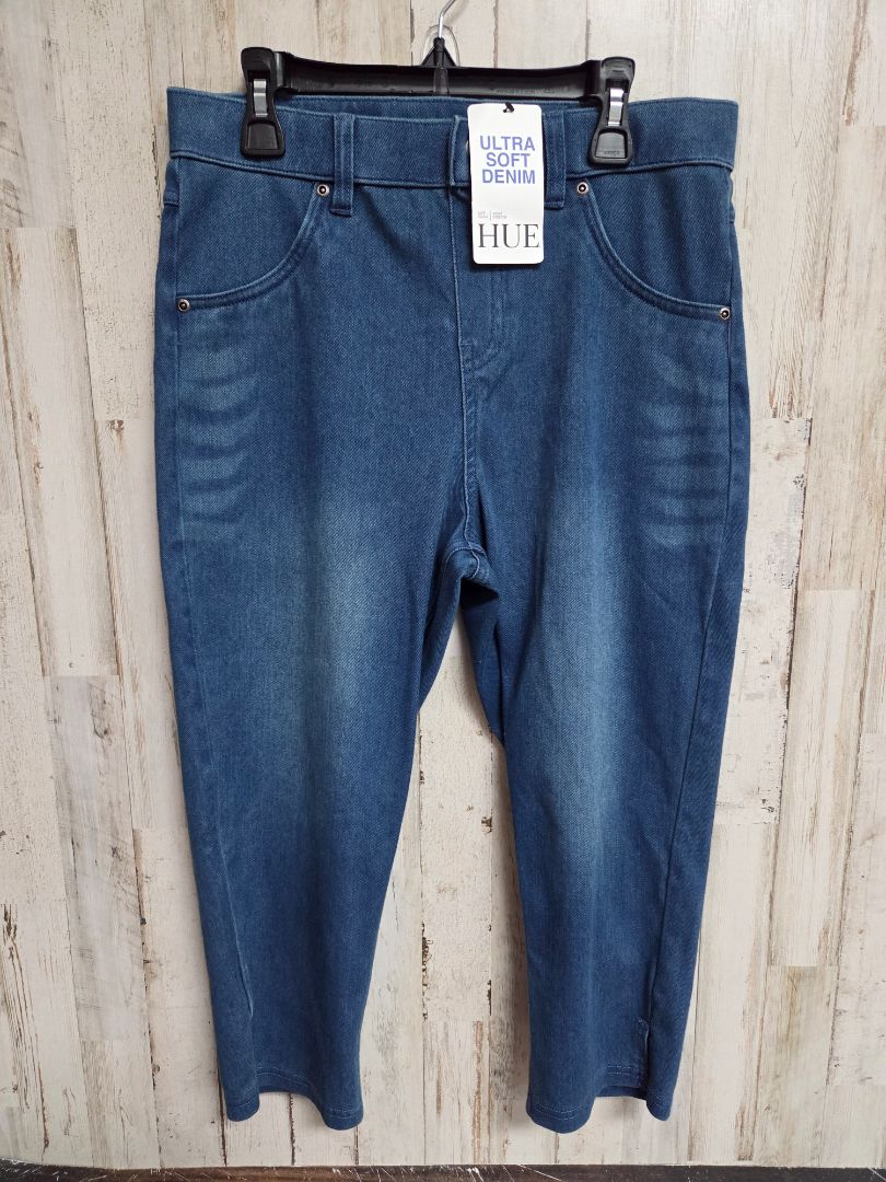 blue hue NEW cropped jeggings, LADIES M
