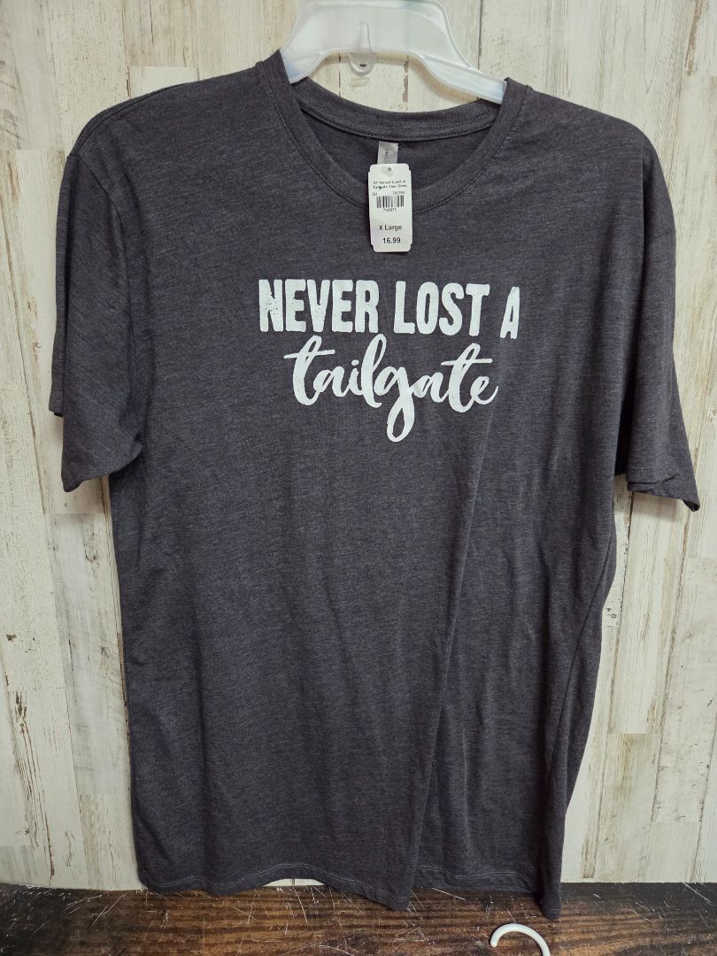 grey delta apparel NEW tailgate tee, LADIES XL