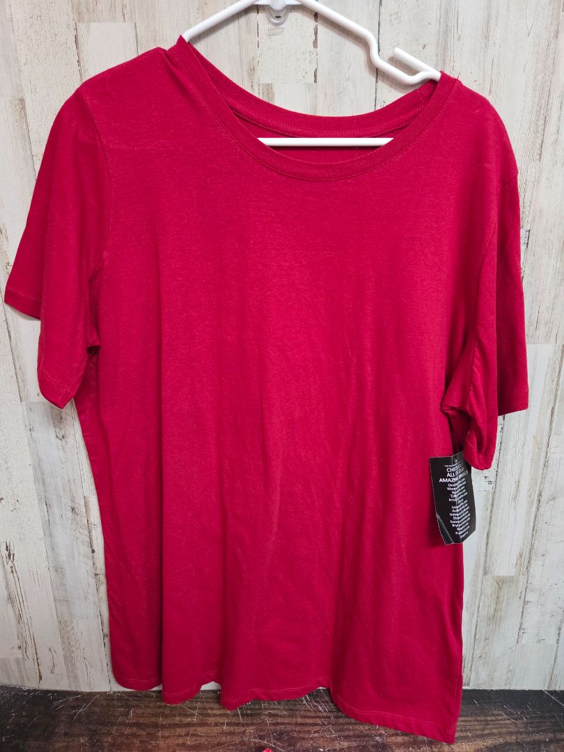 red woman within NEW basic tee, LADIES 2X