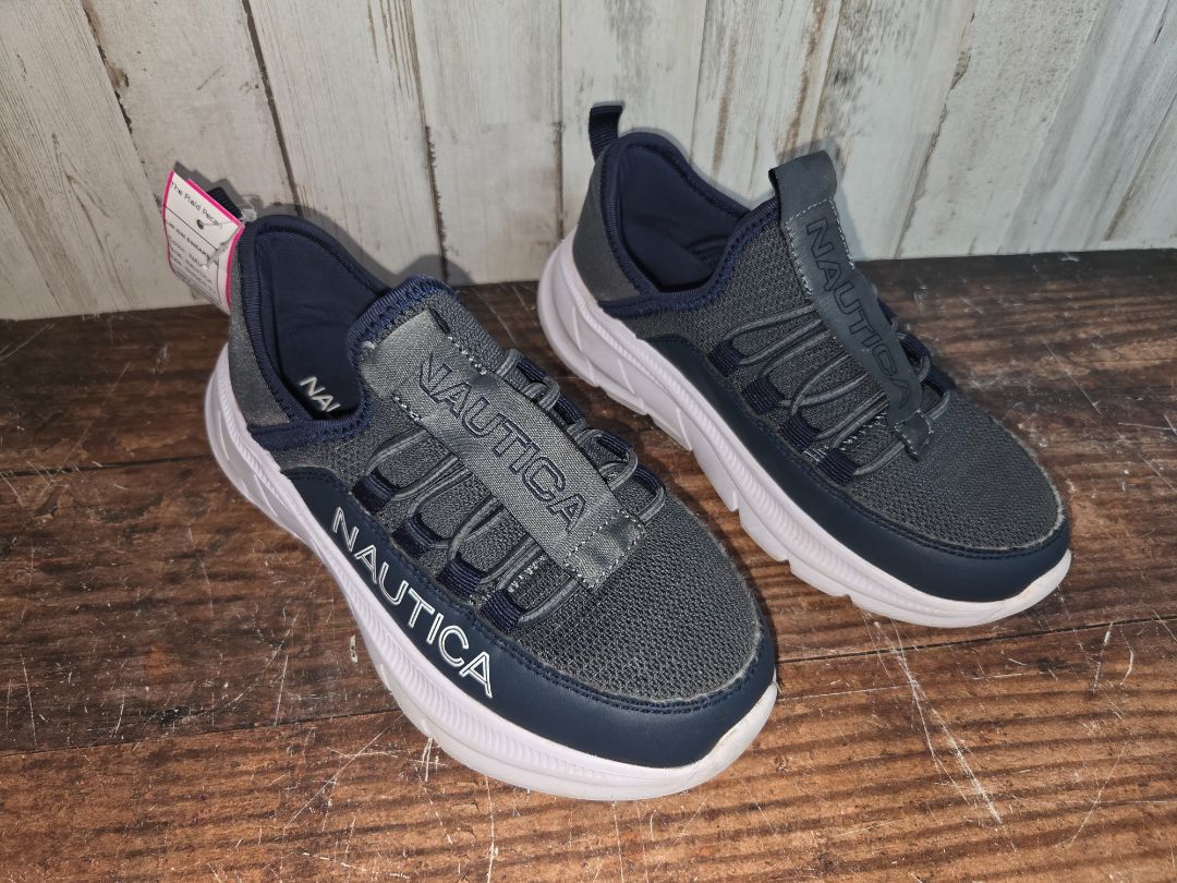 NAVY NAUTICA SLIP ON SNEAKERS, SHOES Y1