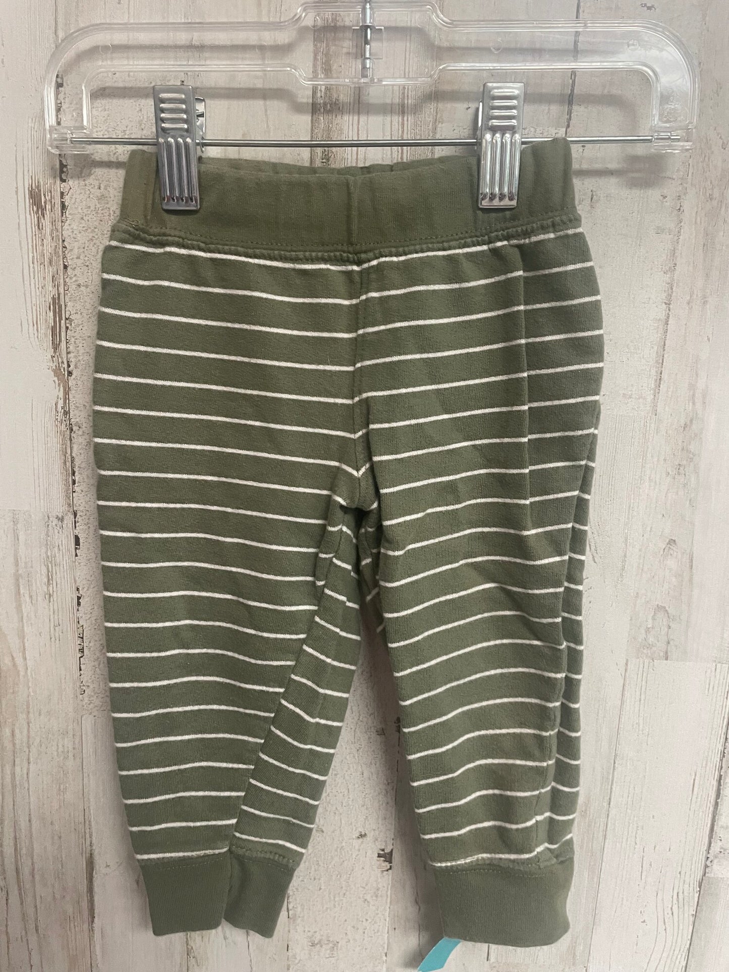 Army Gre Carters 12 Stripped Joggers, Boy 12-24m