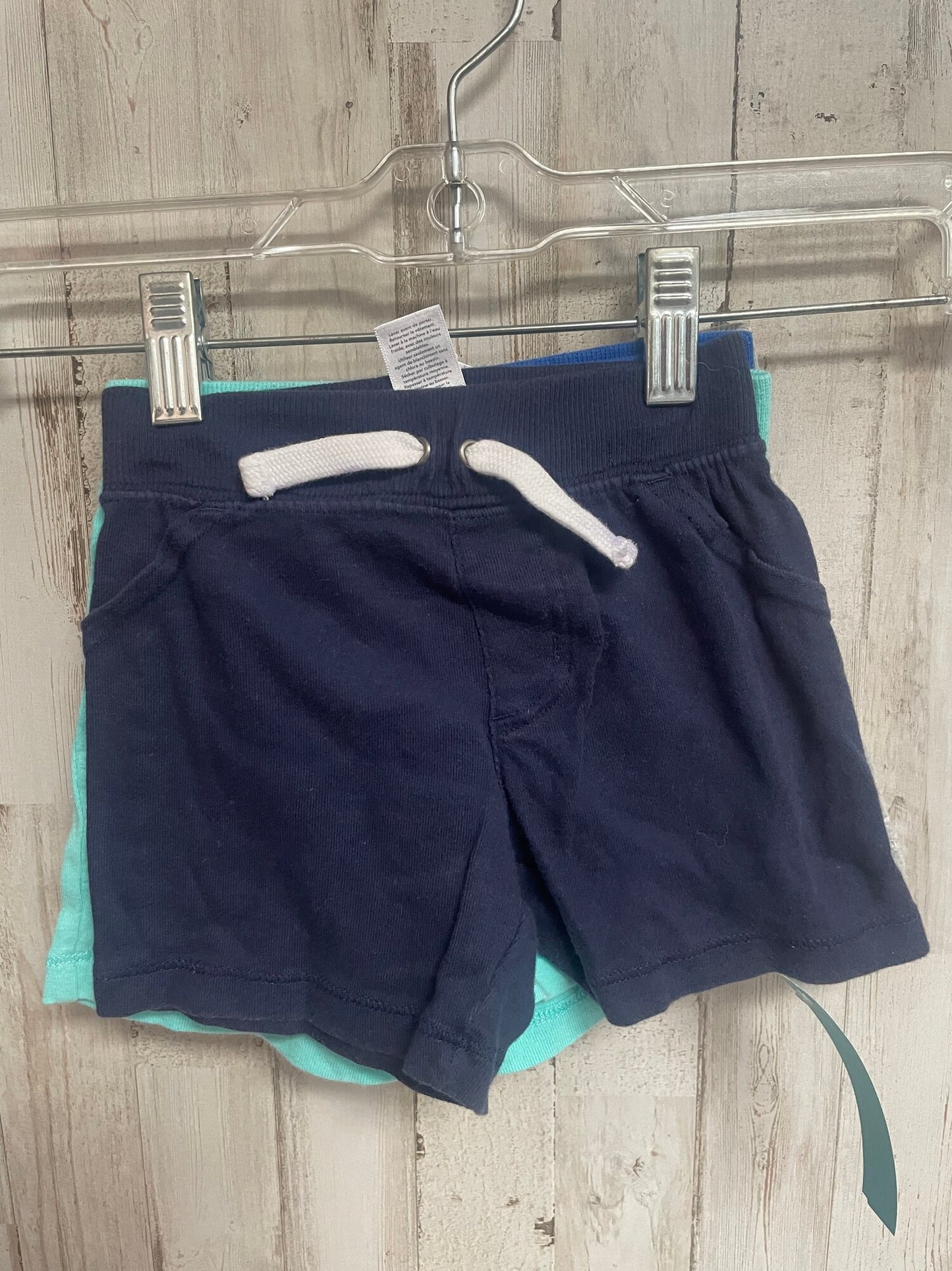 Grey/blu Carters 18m Set Of 4 Shorts, Boy 12-24m
