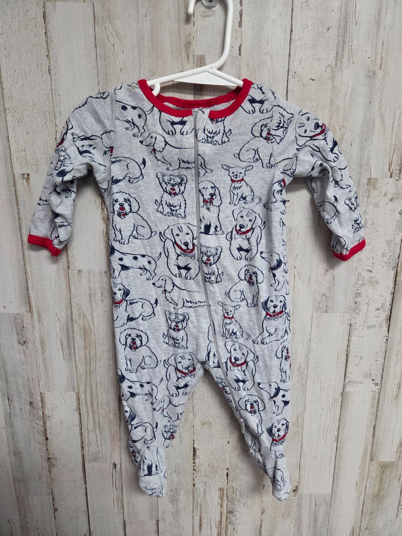 GREY WONDER NATION DOG SLEEPER, BOY 3-6M