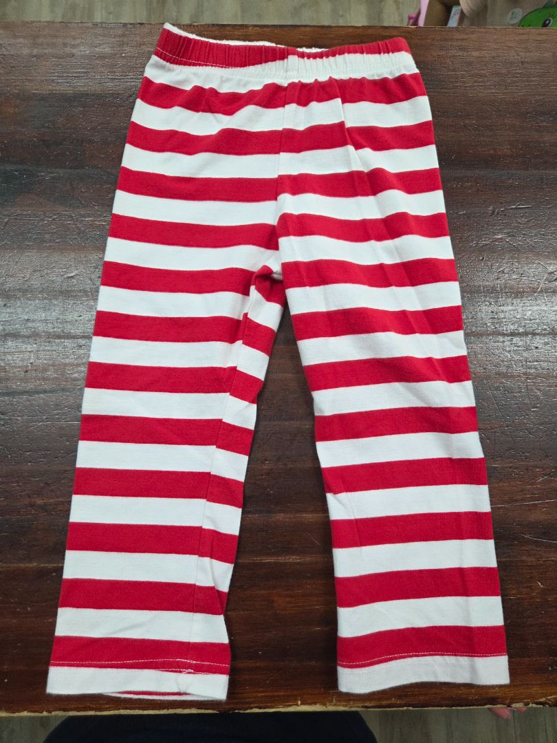 RED STRIPED PANTS, BOY 2T