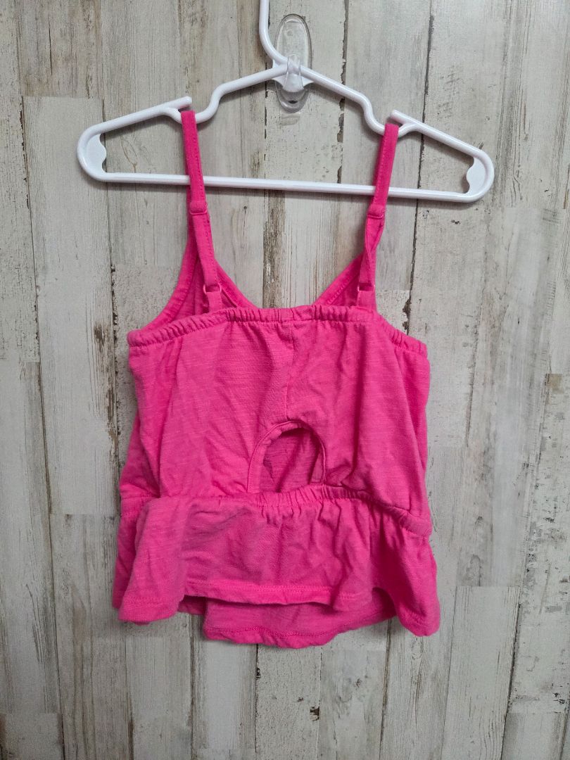 PINK CAT & JACK OPEN BACK TANK, GIRL 4T