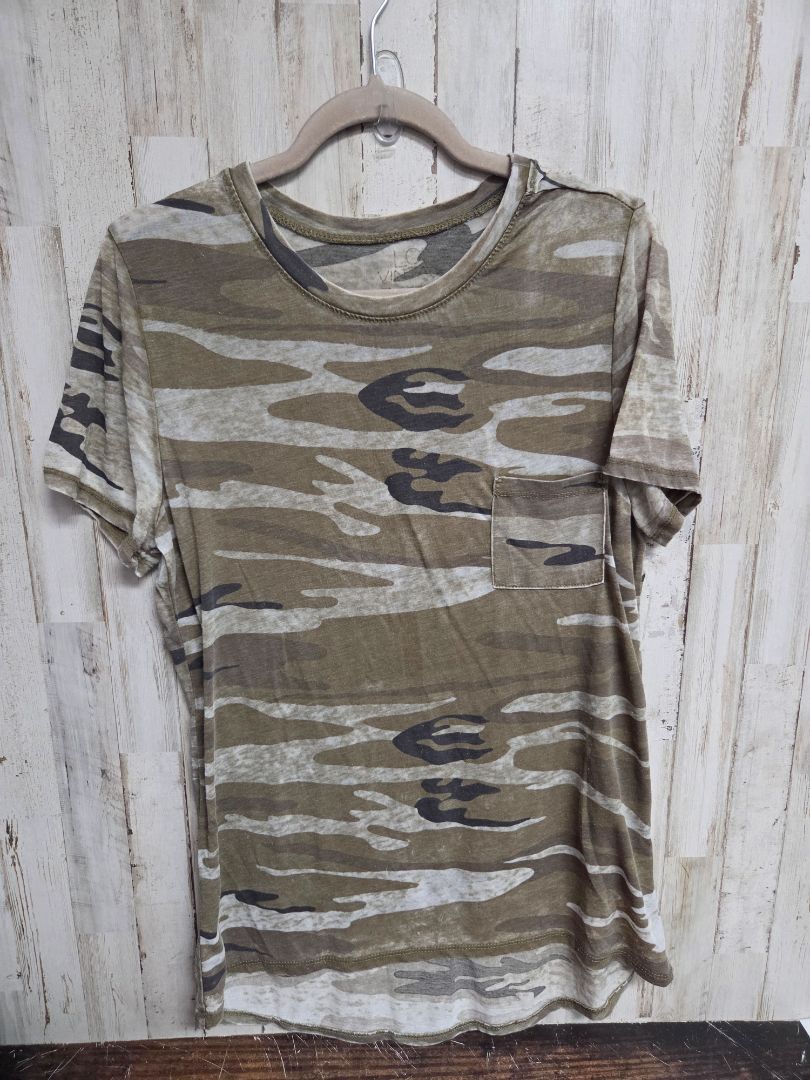 Green No brand Camo pocket tee, Ladies XL