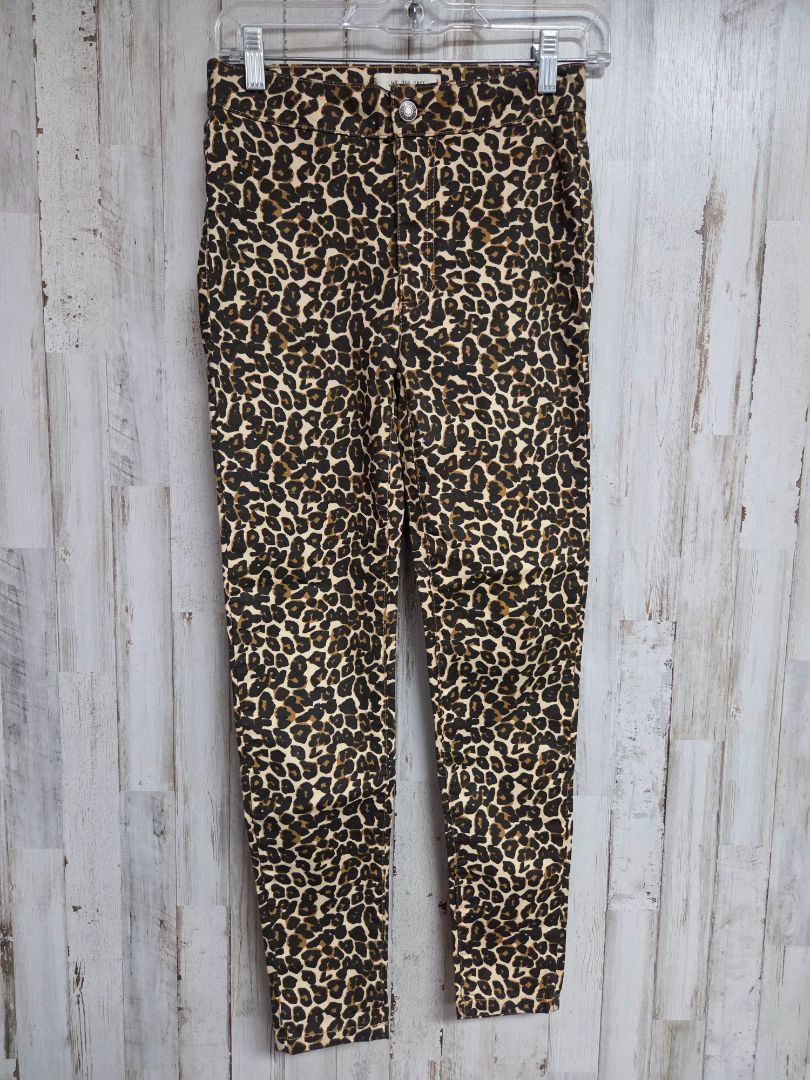 Brown We the tree 2/25 Cheetah skinny pants, Ladies XS