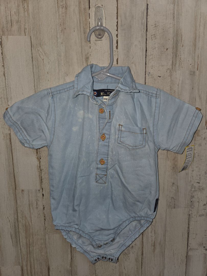 Blue Ben sherman Faux denim bubble, Boy 6-9M