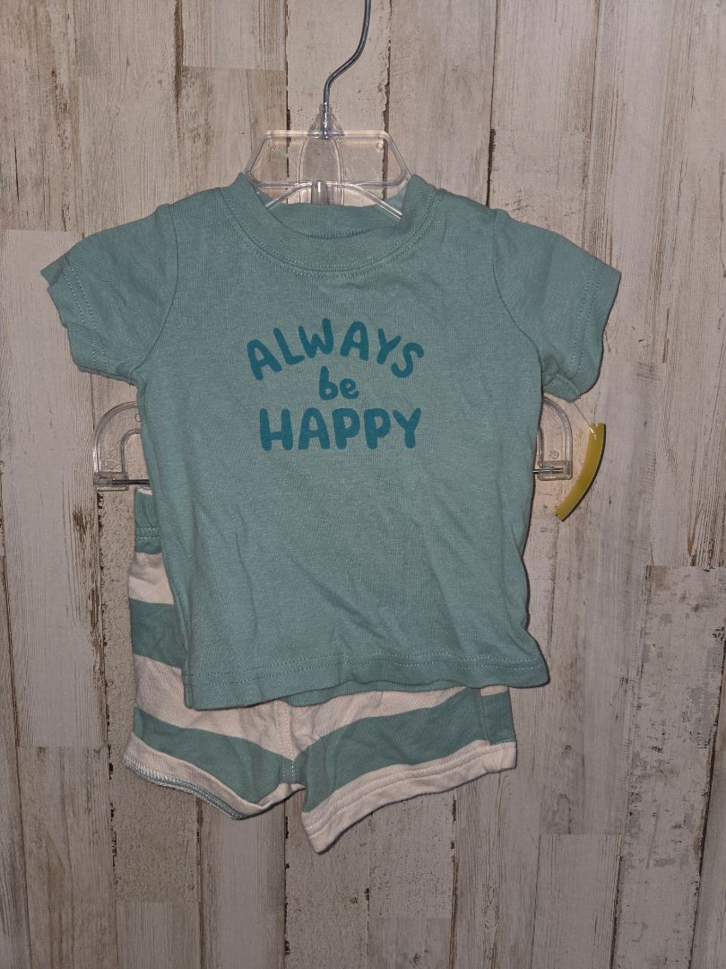 Green Carters Always be happy 2pc set, Boy 9M