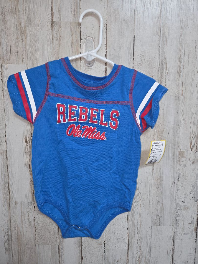 Blue COLOSSEUM Ole miss onesie, Boy 12-18M